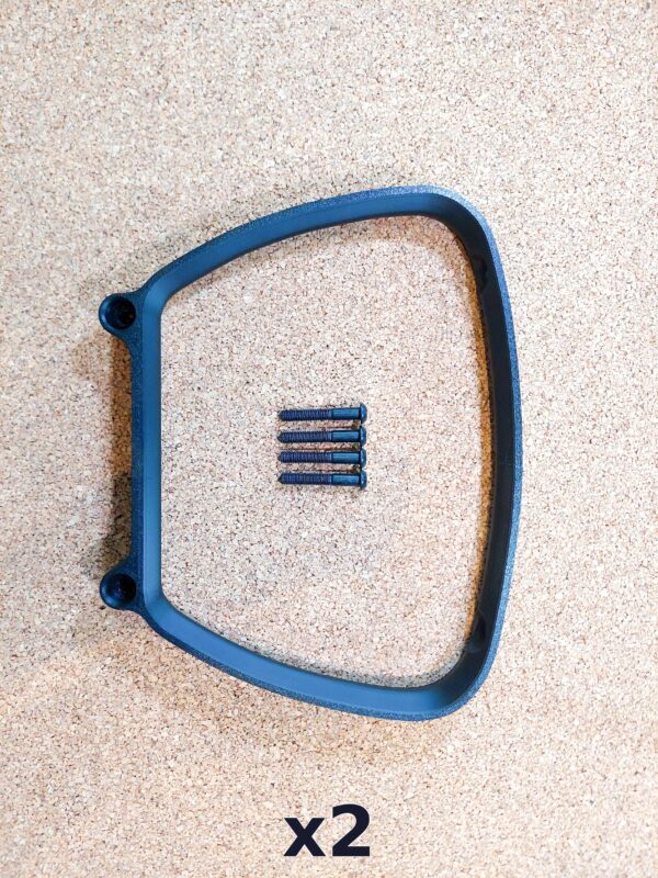 Set Armlehnen für IKEA MARKUS Bürostuhl - 3D gedruckte Ersatz-Armlehnen in Originalhöhe oder 40 mm tiefer - passend für Originalpolster