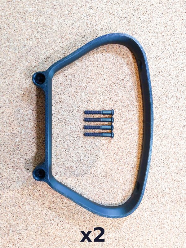 Set Armlehnen für IKEA MARKUS Bürostuhl - 3D gedruckte Ersatz-Armlehnen in Originalhöhe oder 40 mm tiefer - passend für Originalpolster